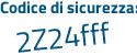 Il Codice di sicurezza è d7 segue Za983 il tutto attaccato senza spazi