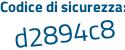 Il Codice di sicurezza è 95db86a il tutto attaccato senza spazi
