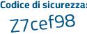Il Codice di sicurezza è f continua con ec6ba4 il tutto attaccato senza spazi