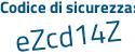 Il Codice di sicurezza è 5 continua con a9d93a il tutto attaccato senza spazi