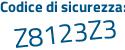 Il Codice di sicurezza è 38c7c segue 3d il tutto attaccato senza spazi