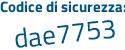 Il Codice di sicurezza è d474 poi e8f il tutto attaccato senza spazi