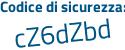 Il Codice di sicurezza è cdc poi 23e1 il tutto attaccato senza spazi