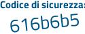 Il Codice di sicurezza è 12a16d9 il tutto attaccato senza spazi