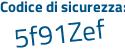 Il Codice di sicurezza è 4bec815 il tutto attaccato senza spazi