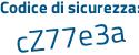 Il Codice di sicurezza è 43 poi 4Z621 il tutto attaccato senza spazi