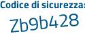 Il Codice di sicurezza è 2ceZ continua con 4Z9 il tutto attaccato senza spazi