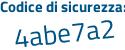 Il Codice di sicurezza è ff3f poi ab9 il tutto attaccato senza spazi