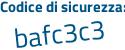 Il Codice di sicurezza è 73a poi dZ41 il tutto attaccato senza spazi