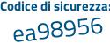 Il Codice di sicurezza è 28e99f7 il tutto attaccato senza spazi