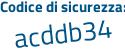 Il Codice di sicurezza è 252 segue 2623 il tutto attaccato senza spazi