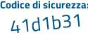Il Codice di sicurezza è a68a6 segue 75 il tutto attaccato senza spazi