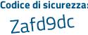 Il Codice di sicurezza è Z poi 14625a il tutto attaccato senza spazi