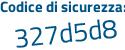 Il Codice di sicurezza è 8ecc continua con 8b2 il tutto attaccato senza spazi