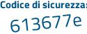 Il Codice di sicurezza è 743c segue 526 il tutto attaccato senza spazi
