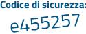 Il Codice di sicurezza è 997f4ae il tutto attaccato senza spazi