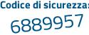 Il Codice di sicurezza è 77c7ad3 il tutto attaccato senza spazi