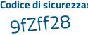 Il Codice di sicurezza è 87e continua con deb9 il tutto attaccato senza spazi
