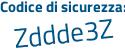 Il Codice di sicurezza è 9ea4276 il tutto attaccato senza spazi