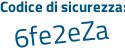 Il Codice di sicurezza è 46f continua con 526b il tutto attaccato senza spazi