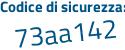 Il Codice di sicurezza è 66 segue 29211 il tutto attaccato senza spazi