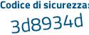 Il Codice di sicurezza è d86df7f il tutto attaccato senza spazi