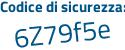 Il Codice di sicurezza è 88769dd il tutto attaccato senza spazi