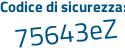 Il Codice di sicurezza è 6c segue 91ced il tutto attaccato senza spazi