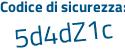 Il Codice di sicurezza è ec segue d1e55 il tutto attaccato senza spazi