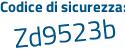 Il Codice di sicurezza è 7fd6ab8 il tutto attaccato senza spazi