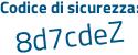 Il Codice di sicurezza è 36c2887 il tutto attaccato senza spazi