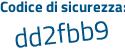 Il Codice di sicurezza è 75c3bd9 il tutto attaccato senza spazi