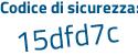 Il Codice di sicurezza è 4deaeb8 il tutto attaccato senza spazi