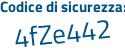 Il Codice di sicurezza è fda1a74 il tutto attaccato senza spazi