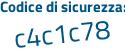 Il Codice di sicurezza è f5Z2e2f il tutto attaccato senza spazi