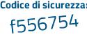 Il Codice di sicurezza è df8 poi b1Za il tutto attaccato senza spazi