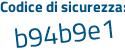 Il Codice di sicurezza è 1b83 segue e1e il tutto attaccato senza spazi