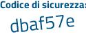 Il Codice di sicurezza è 1 continua con 415c84 il tutto attaccato senza spazi