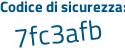 Il Codice di sicurezza è 41441 segue 73 il tutto attaccato senza spazi