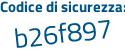 Il Codice di sicurezza è 3c5b continua con fbf il tutto attaccato senza spazi