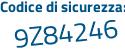 Il Codice di sicurezza è e poi 56153d il tutto attaccato senza spazi