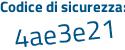 Il Codice di sicurezza è 967 continua con bee2 il tutto attaccato senza spazi