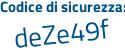 Il Codice di sicurezza è 9591ba3 il tutto attaccato senza spazi