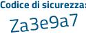 Il Codice di sicurezza è 87cecde il tutto attaccato senza spazi