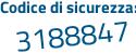Il Codice di sicurezza è b segue 7ceZfZ il tutto attaccato senza spazi