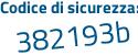 Il Codice di sicurezza è c8de4e1 il tutto attaccato senza spazi