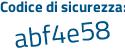 Il Codice di sicurezza è 7399 poi b13 il tutto attaccato senza spazi