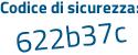 Il Codice di sicurezza è 6b735d8 il tutto attaccato senza spazi