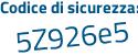 Il Codice di sicurezza è f continua con 61ece9 il tutto attaccato senza spazi