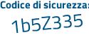 Il Codice di sicurezza è b51b poi 9a2 il tutto attaccato senza spazi